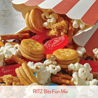 RITZ Bits Cheese Snacks – Camping and Road Trip Snack Pack, Individually Wrapped 1-oz
