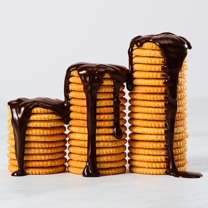 RITZ Holiday Fudge Crackers – Portioned Sweet-and-Salty Snack for Stress-Free Cozy Evenings at Home, 7.8 oz
