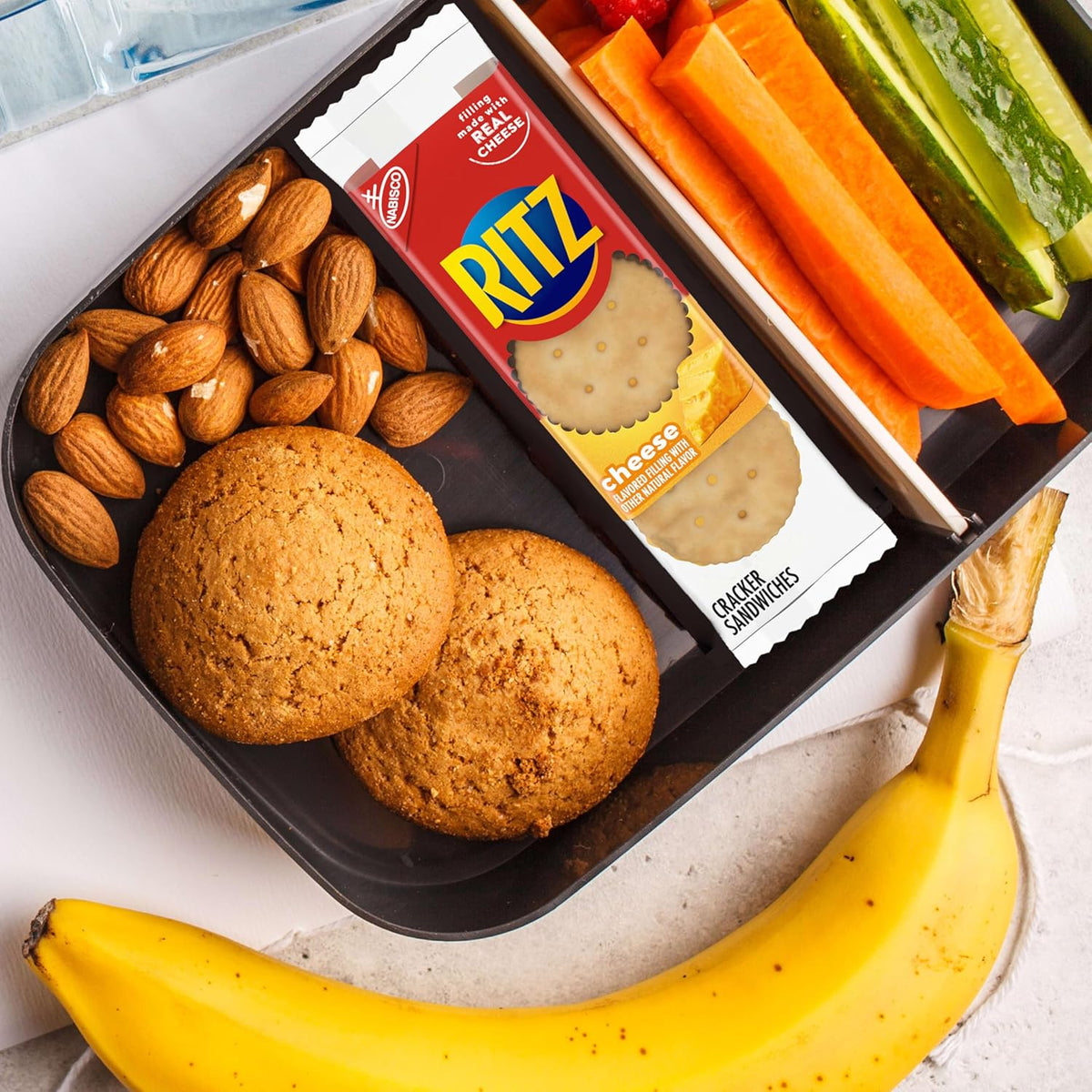 RITZ Sandwich Cracker Variety Pack – Camping and Picnic Snack with No Refrigeration Needed