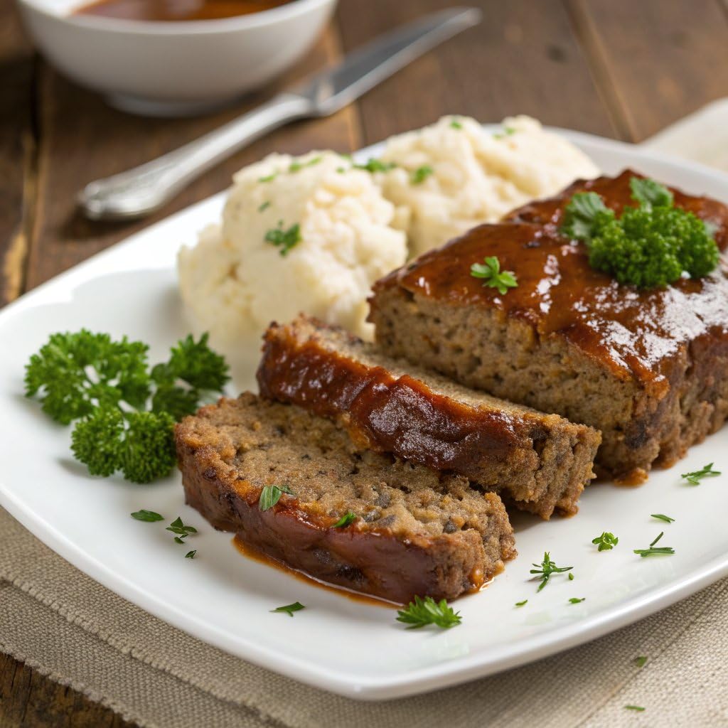 russet mashed potatoes topped with homestyle beef gravy