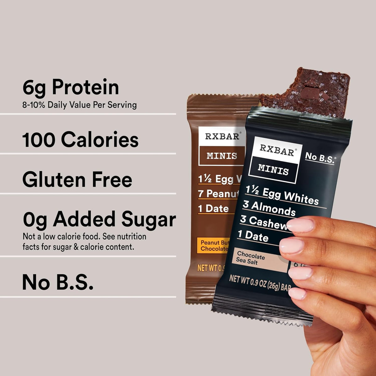 RXBAR Minis Protein Bars – Travel Tote Snack for On-the-Go Adventures, Gluten Free and Durable