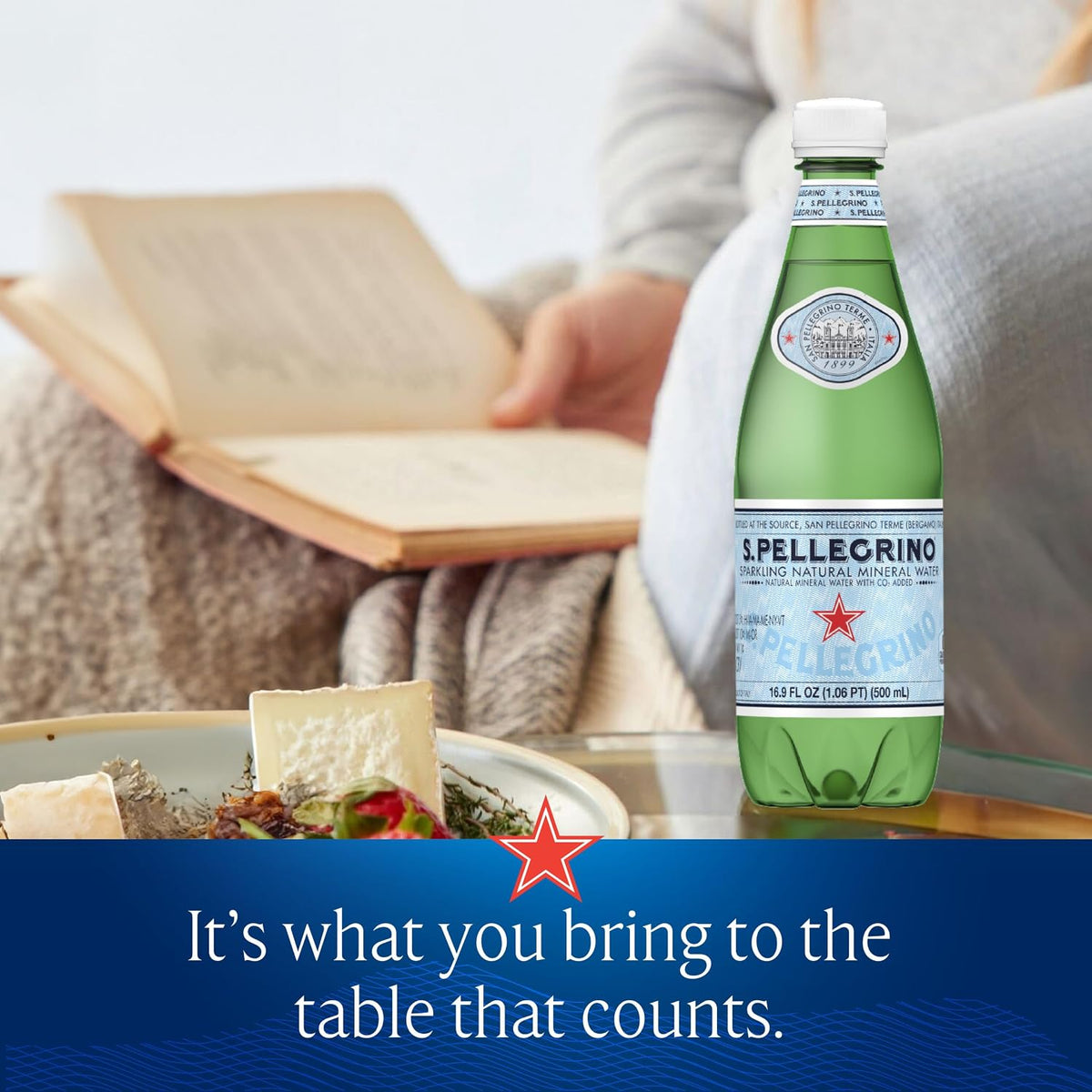 S.Pellegrino Sparkling Natural Mineral Water, Kosher Certified Sparkling Water for Thoughtful Hostess Gifts and Religious Celebrations