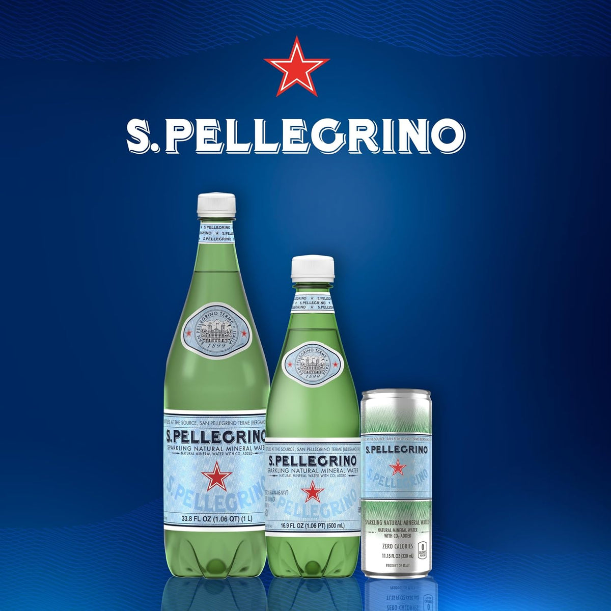 S.Pellegrino Sparkling Natural Mineral Water, Kosher Certified Sparkling Water for Thoughtful Hostess Gifts and Religious Celebrations