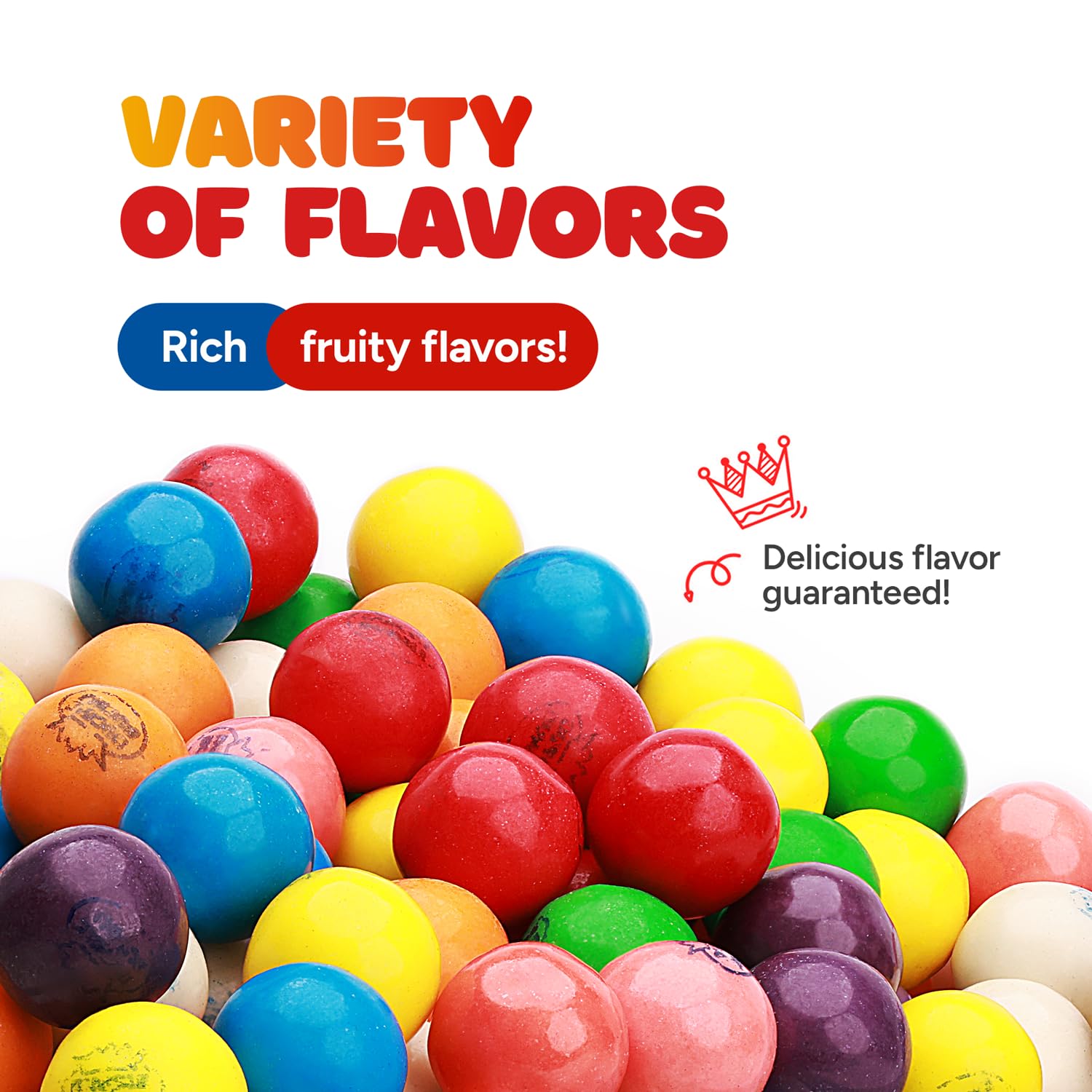 Safe Gluten Free Gumball Refill 1lb for Classroom Party and Daycare Snack Time
