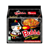 Samyang Buldak Spicy Noodle – Quick 5 Minute Desk Lunch for Busy Professionals and Remote Workers, Halal Instant Ramen 5 Pack