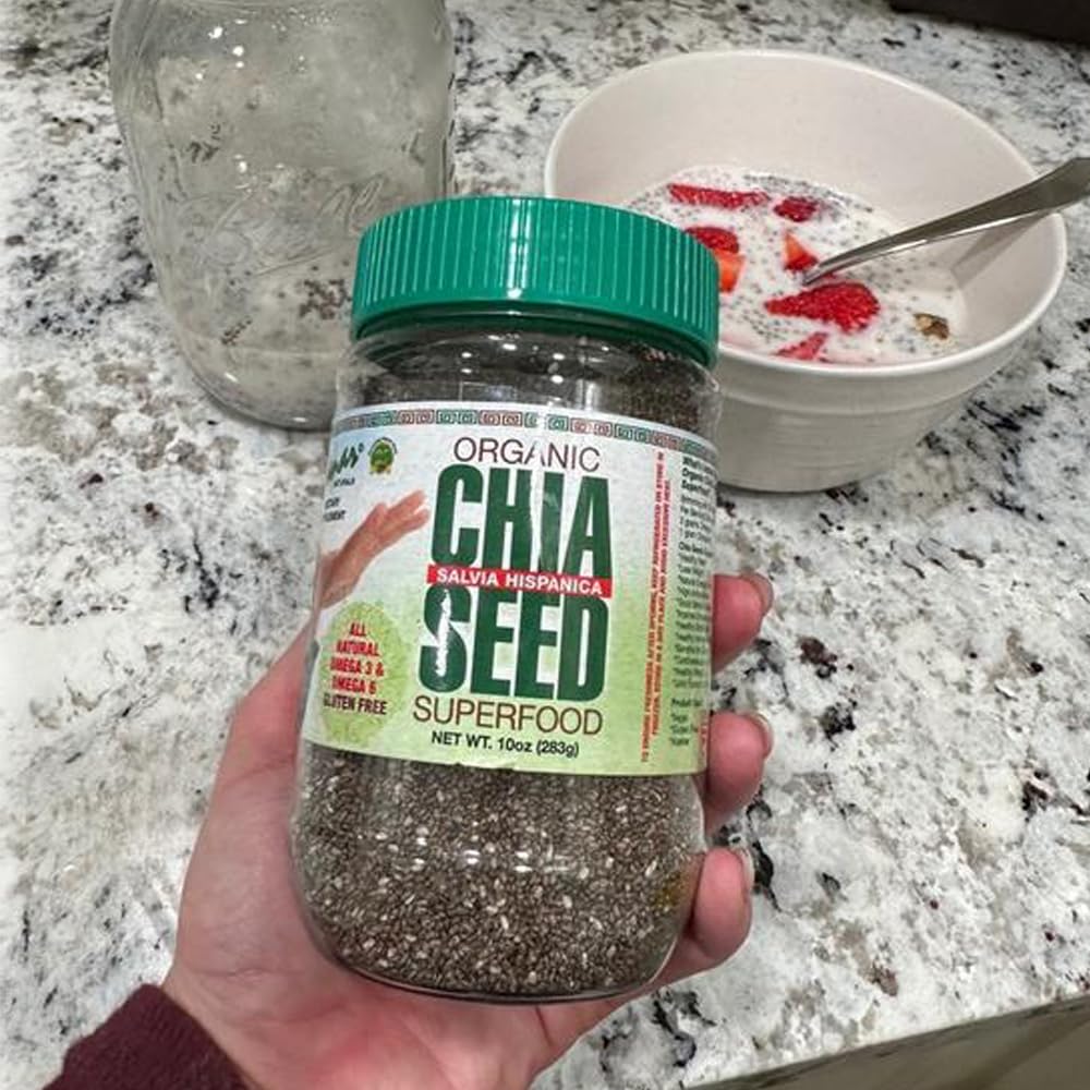 Sanar Naturals Chia Seeds – Low-Fuss Nutritional Add-In for Consistent Breakfast Routines, No Flavor Interference