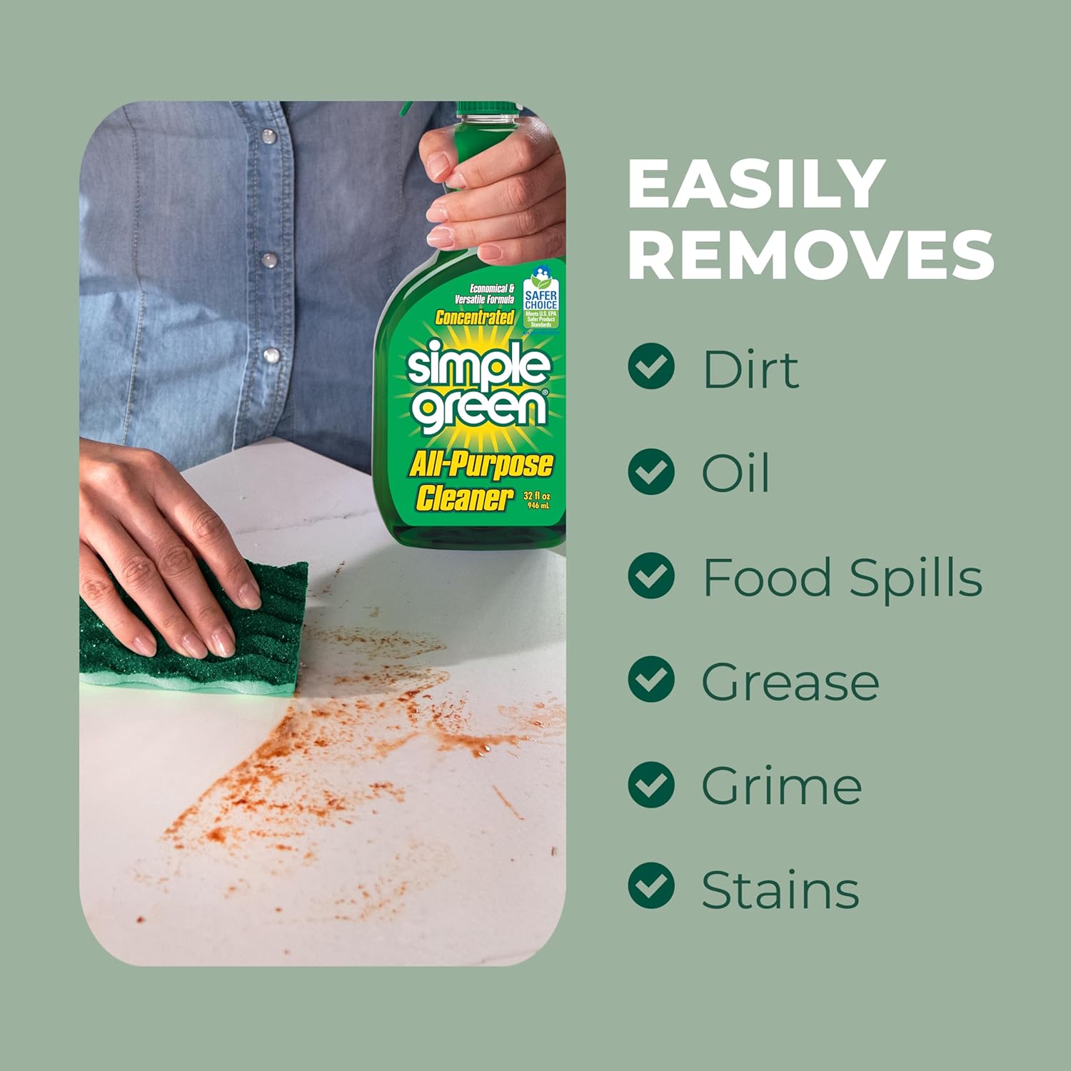 Simple Green Concentrated Cleaner – Workspace and Break Room Solution for Small Business Teams