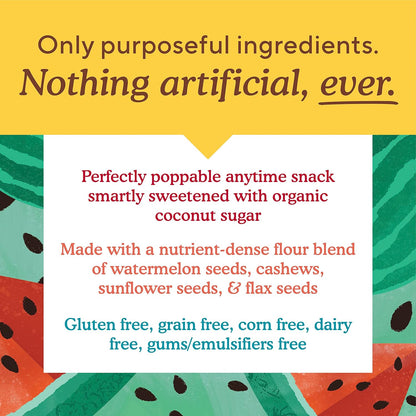 Simple Mills Honey Cinnamon Sweet Thins – Healthy After School Snack for Kids, Nutrient Dense Lunchbox Cookies in 8 Pack