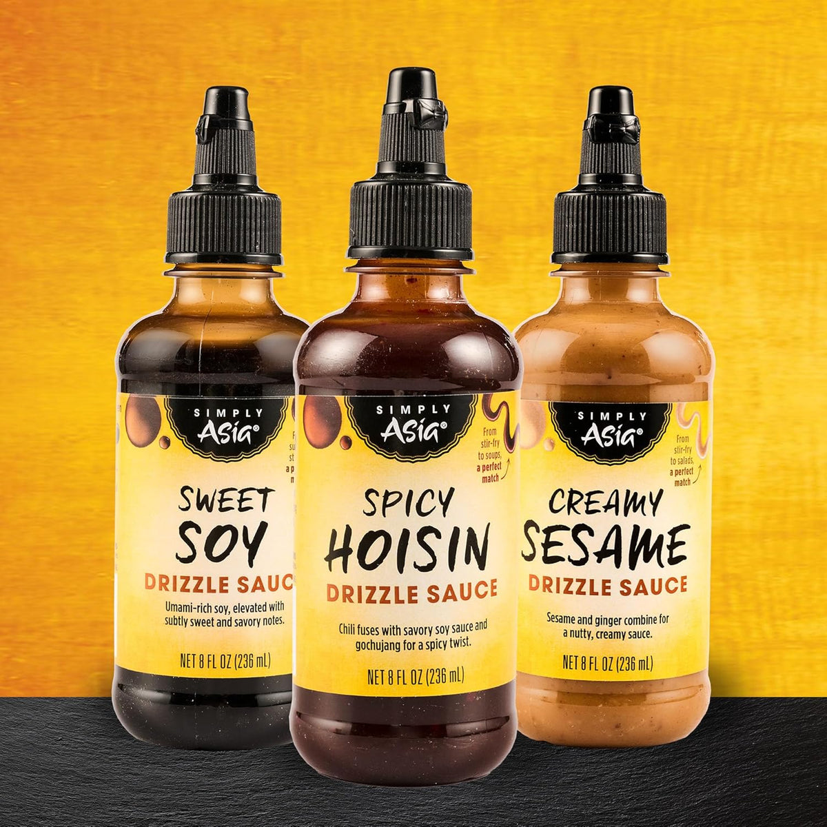 Simply Asia Sweet Soy Drizzle Sauce — Thoughtful Stocking Stuffer for Home Cooks Who Love Asian Flavors, 8 fl oz
