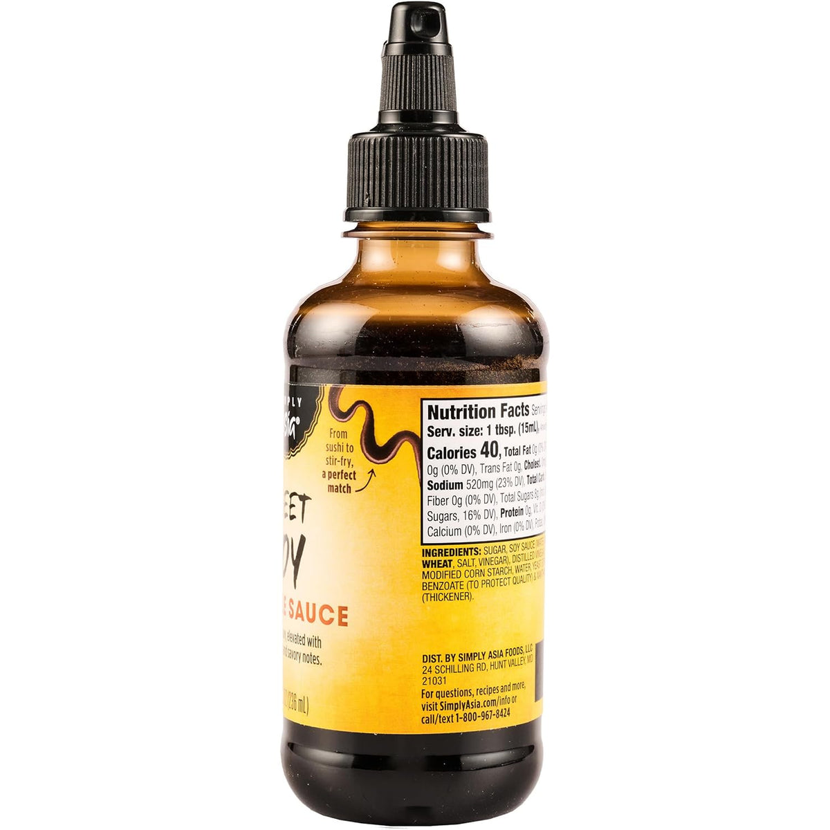 Simply Asia Sweet Soy Drizzle Sauce — Thoughtful Stocking Stuffer for Home Cooks Who Love Asian Flavors, 8 fl oz