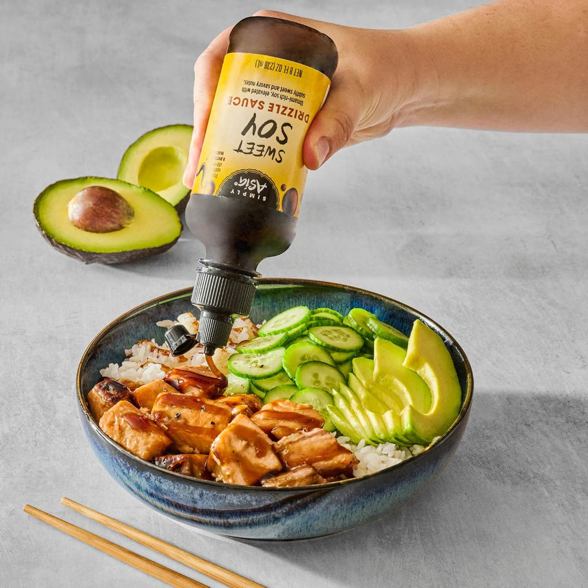 Simply Asia Sweet Soy Drizzle Sauce — Thoughtful Stocking Stuffer for Home Cooks Who Love Asian Flavors, 8 fl oz