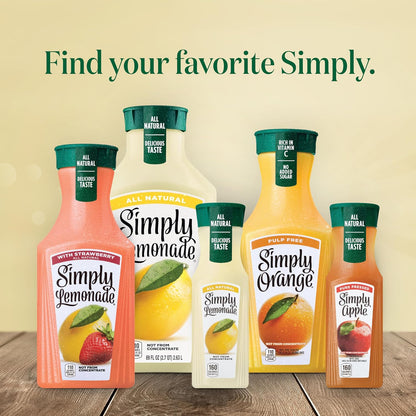 Simply Fruit Punch Juice Drink – Lunchbox Beverage for School Kids, 52 fl oz No Artificial Flavors