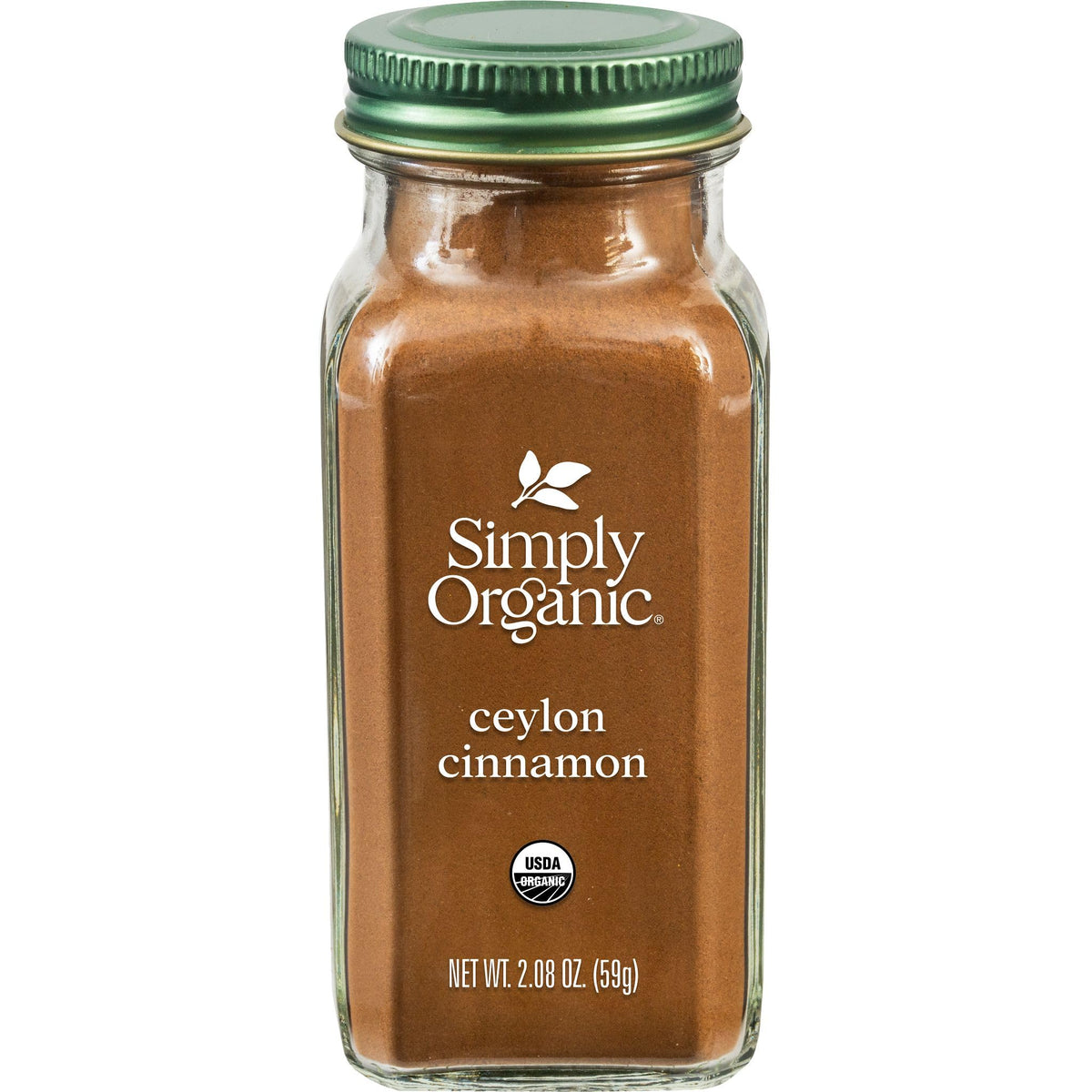Simply Organic Ground Ceylon Cinnamon – Clean-Ingredient Spice for Self-Care Smoothies and Wind-Down Evening Lattes
