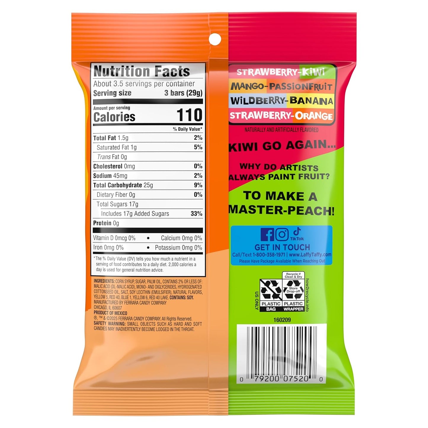 single-flavor 0.81 oz strawberry option for smaller portions or strawberry purists