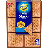 HONEY MAID Fresh Stacks Graham Crackers – Pre-Portioned Honey Graham Packs for Balanced Snacking and Craving Control