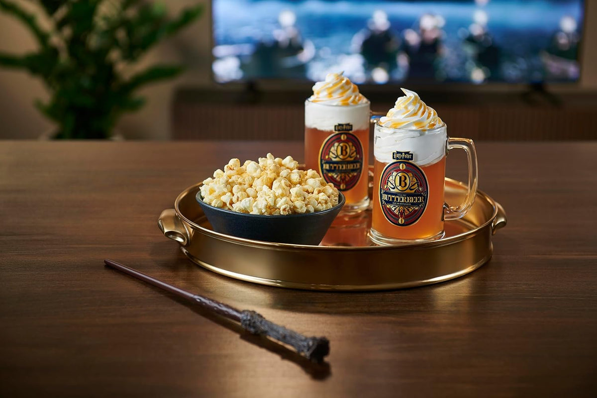 SkinnyPop Butterbeer Popcorn – Self Care Wind Down Ritual Snack, Guilt Free Butterscotch Popcorn for One