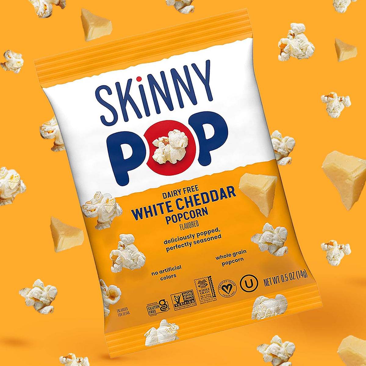 SkinnyPop Popcorn – Classroom Party Snack for Teacher Snack Trays, Allergen-Aware 0.5oz Bags