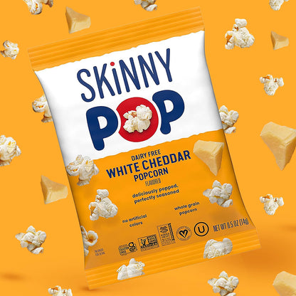 SkinnyPop Popcorn – Classroom Party Snack for Teacher Snack Trays, Allergen-Aware 0.5oz Bags
