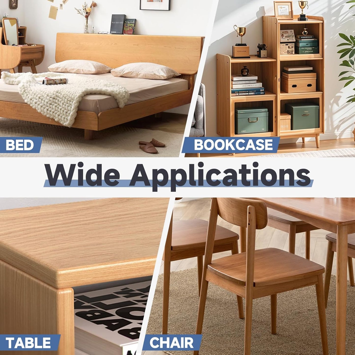 SleekFix Corner Braces with Smooth Edges - No-Snag Hardware for Strengthening Kids' Bunk Beds, Loft Frames and Dressers