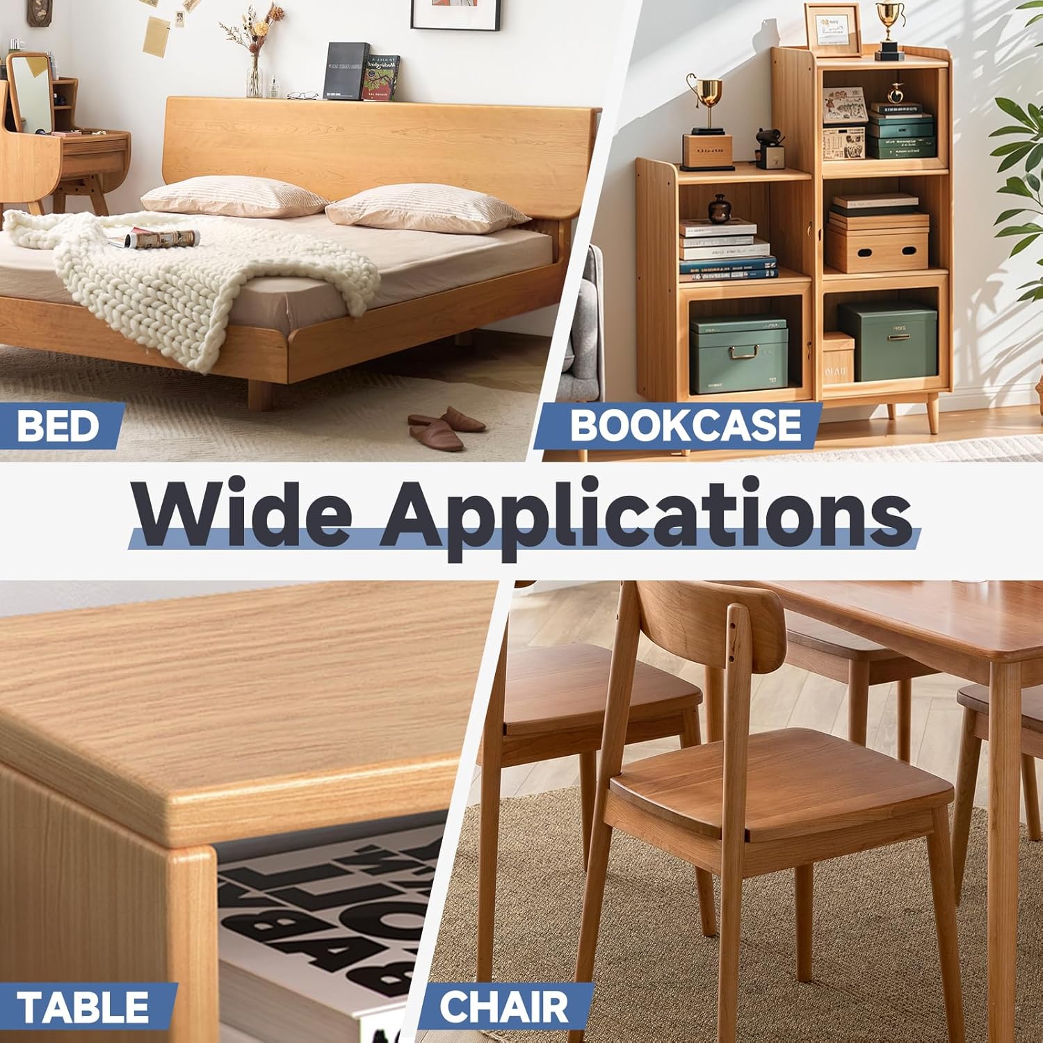 SleekFix Corner Braces with Smooth Edges - No-Snag Hardware for Strengthening Kids' Bunk Beds, Loft Frames and Dressers