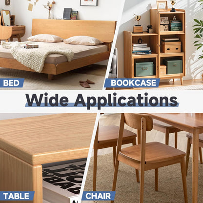 SleekFix Corner Braces with Smooth Edges - No-Snag Hardware for Strengthening Kids' Bunk Beds, Loft Frames and Dressers