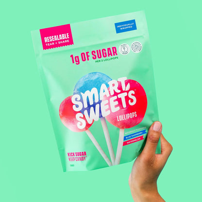 SmartSweets Lollipops – Portable Candy Pack for Hiking Lunches and Camping Treats