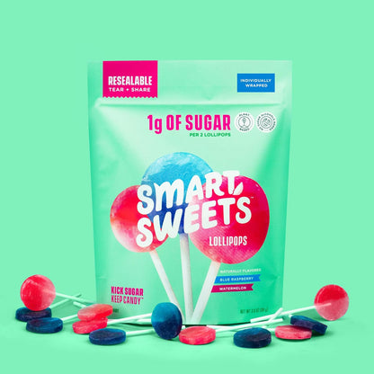 SmartSweets Lollipops – Portable Candy Pack for Hiking Lunches and Camping Treats