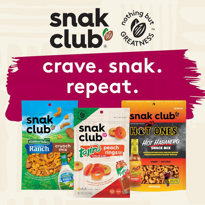 Snak Club Sweet & Salty Trail Mix, Family Size – Family Movie Night Bowl Gift, 14 oz Six-Texture Pouch