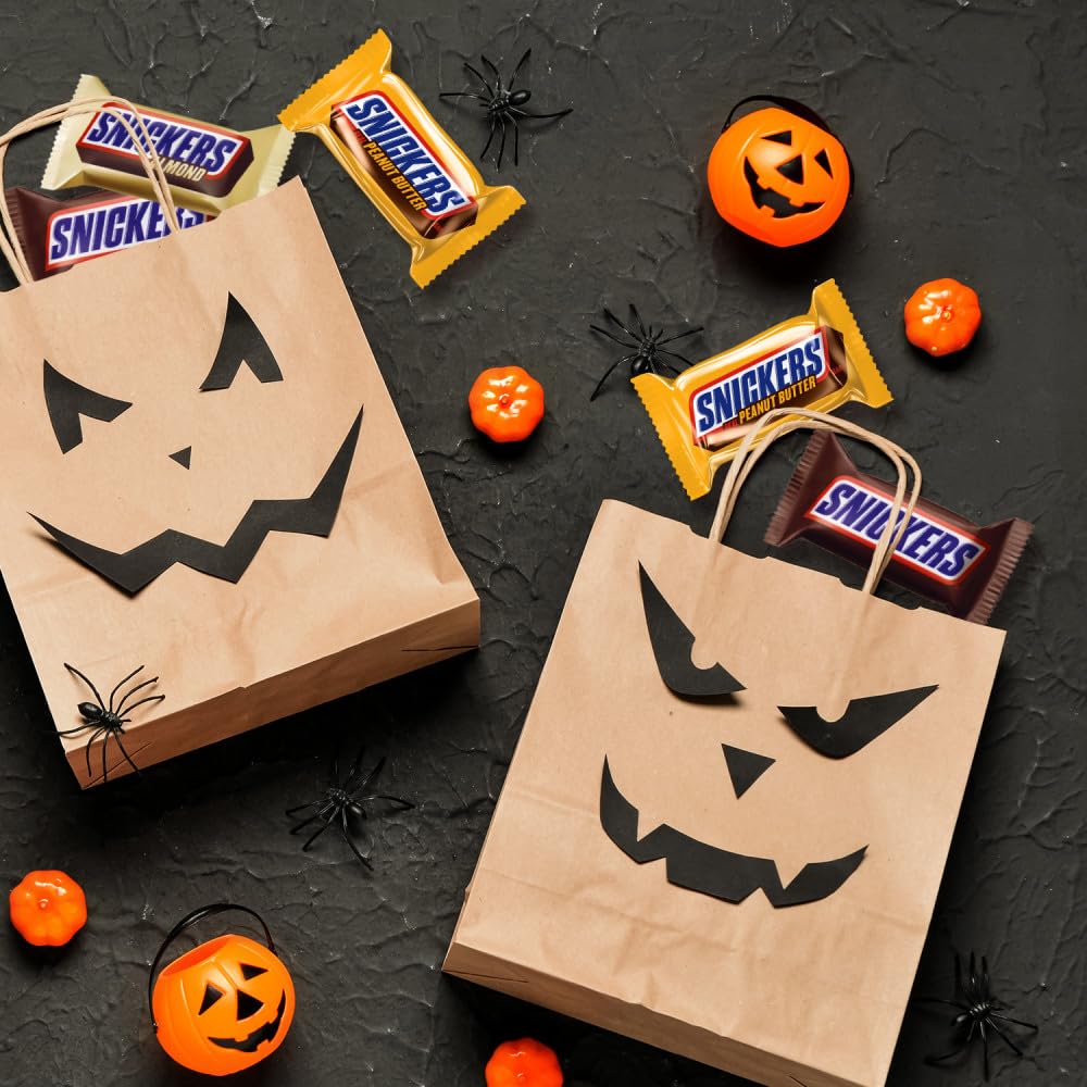 SNICKERS Three-Flavor Fun Size Candy for Workplace Wellness Snack Stations, Bulk 24 oz Bag