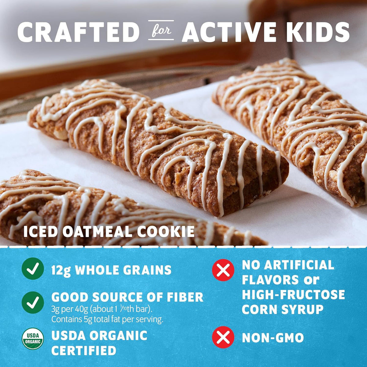 soft-baked chewy granola bar texture (no hard chunks)