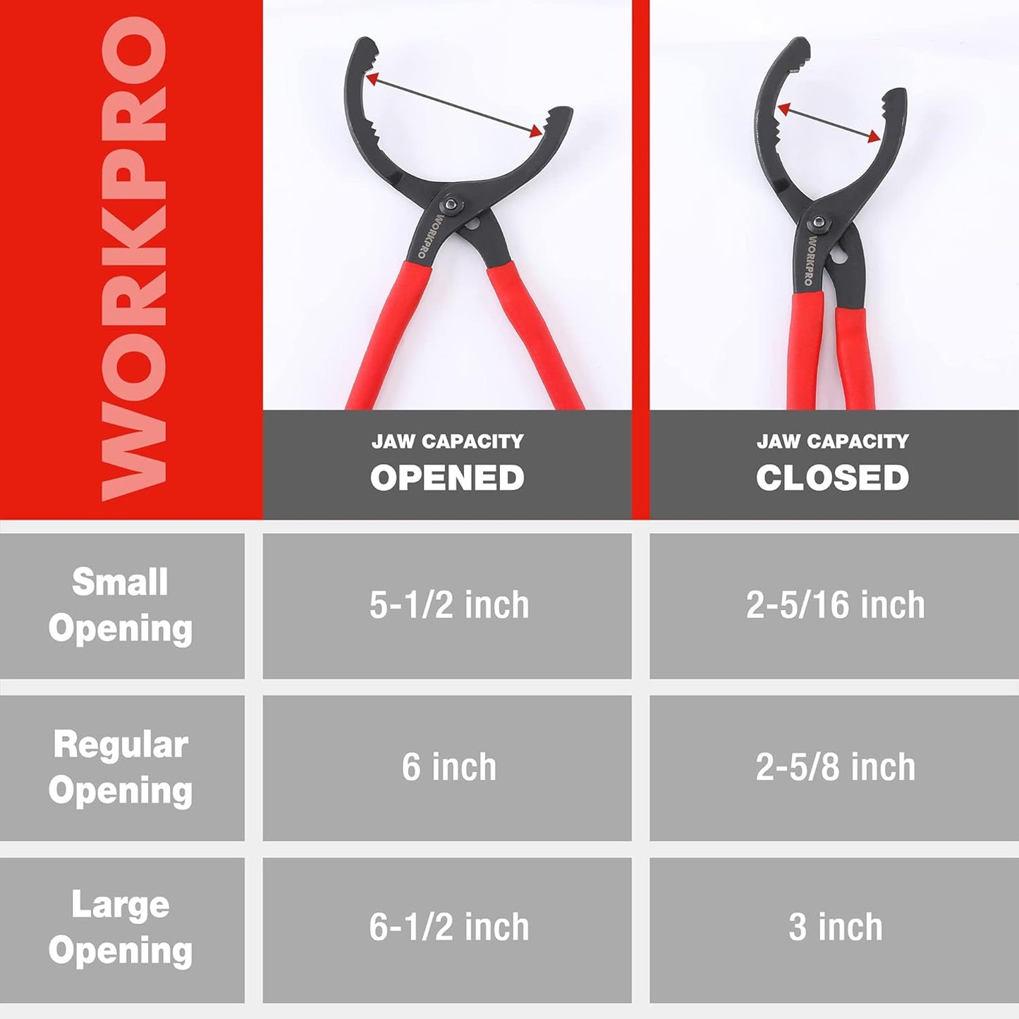 soft nonslip red rubber grips for comfort and torque transfer