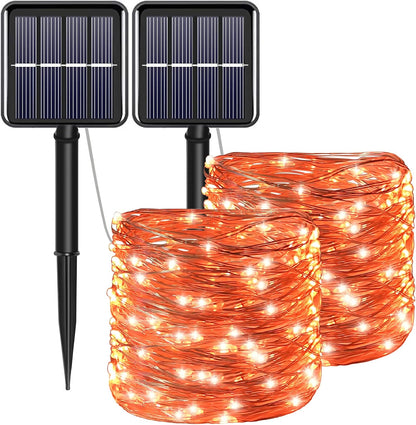 solar-powered panel with built-in light sensor for automatic dusk-to-dawn operation