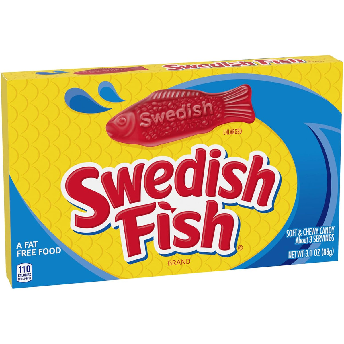 SOUR PATCH KIDS and SWEDISH FISH Candy Variety – Pantry-Friendly Snack Pack for Kids' Lunches and Classroom Parties, 15 Theater-Size Boxes