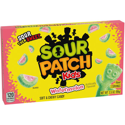 SOUR PATCH KIDS and SWEDISH FISH Candy Variety – Pantry-Friendly Snack Pack for Kids' Lunches and Classroom Parties, 15 Theater-Size Boxes