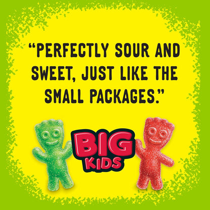 SOUR PATCH KIDS Big Kids Portable Individually Sealed Candy for Road Trips, Park Outings, and Backyard Parties, 240 Count