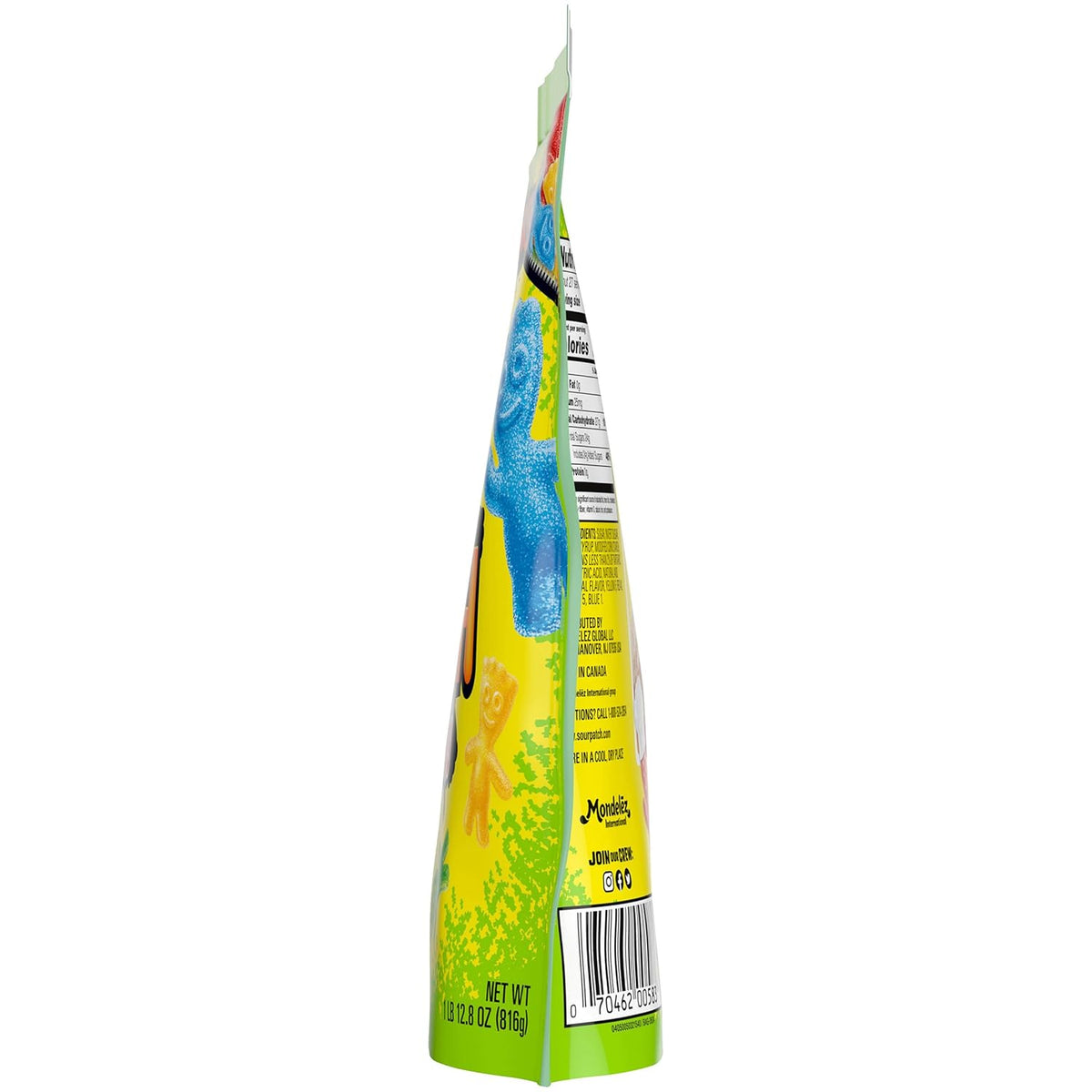 SOUR PATCH KIDS Soft & Chewy Sour Then Sweet Candy, 1.8 lb Bulk Bag for Kid's Lunchbox and Home Pantry Stocking