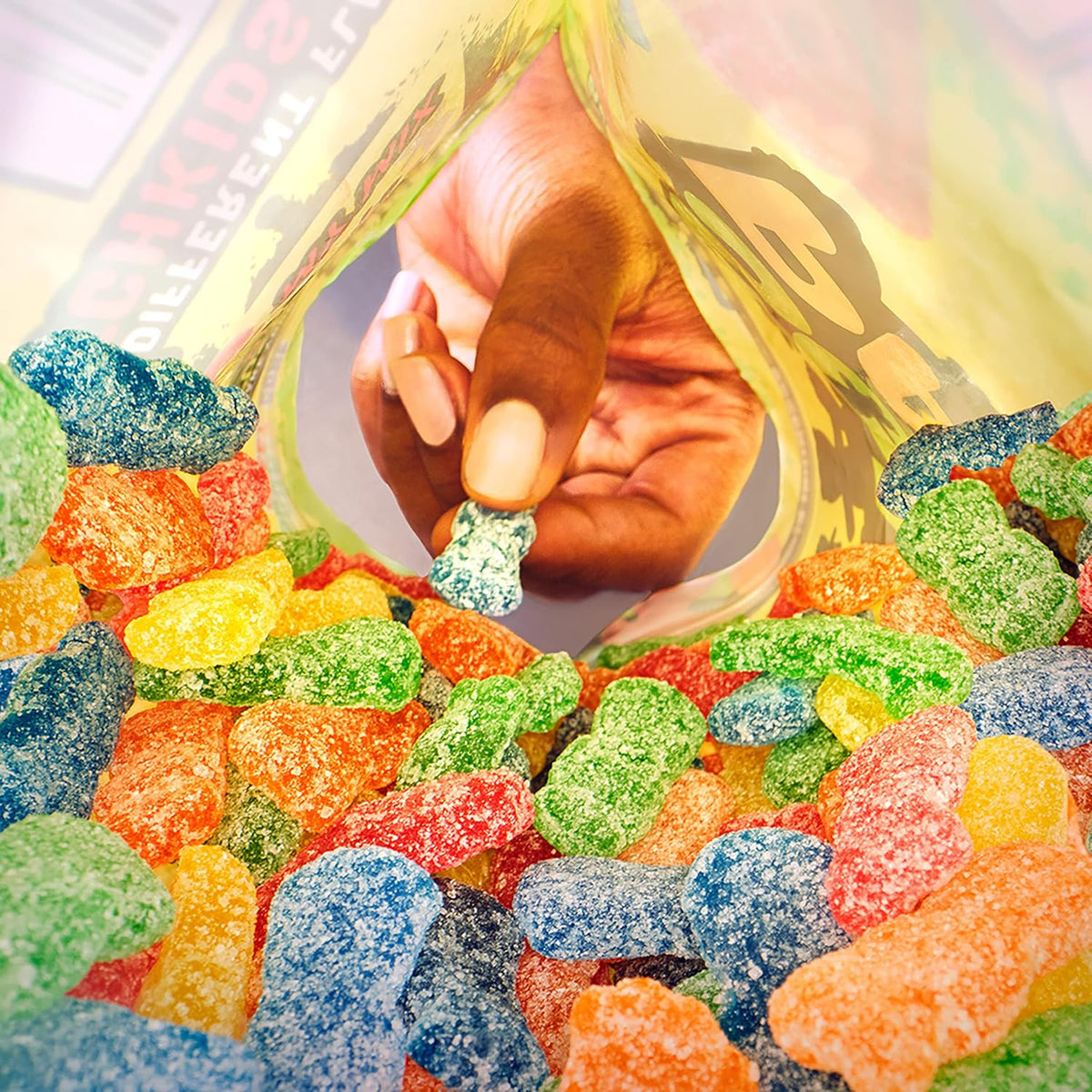 SOUR PATCH KIDS Soft & Chewy Sour Then Sweet Candy, 1.8 lb Bulk Bag for Kid's Lunchbox and Home Pantry Stocking