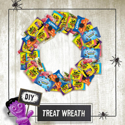 SOUR PATCH KIDS Sour Gummy Halloween Candy - 40 Single-Serve Bags for a Streamlined Candy Bowl on the Front Porch