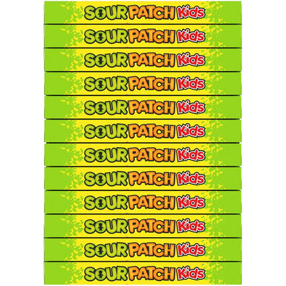 SOUR PATCH KIDS Sour Then Sweet Travel Candy, 12-Count 3.5 oz Box Pack for Concession Stands and Movie Nights