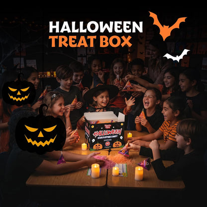 Sour Popping Rock Halloween Treats for Children – Individually Wrapped Bulk Candy for Playroom Parties and Trick-or-Treat Bowls
