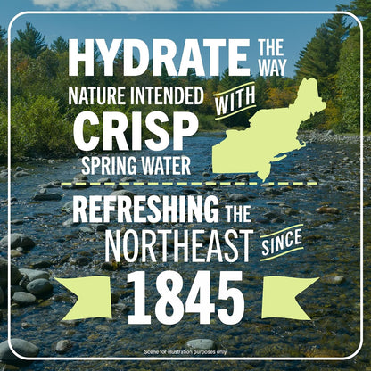 sourced from maine glacial aquifers with naturally occurring minerals and electrolytes