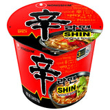 Nongshim Neoguri Spicy Seafood Cup – Lightweight Instant Noodles for Camping Coolers, Road Trips, and On-the-Go Meals, Pack of 6