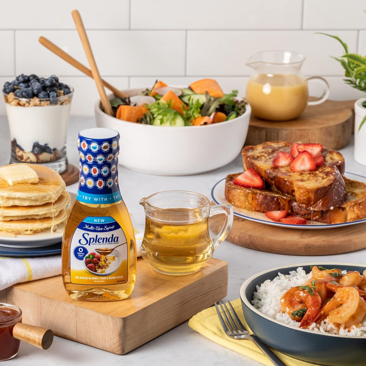 Splenda Allulose Syrup, Easy Birthday or Housewarming Gift for Anyone Going Low Carb or Keto, 8oz Pantry Upgrade