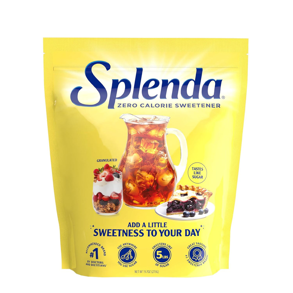 SPLENDA No Calorie Sweetener – Quick Dissolve Sweetener for Productivity Routines and Shakes