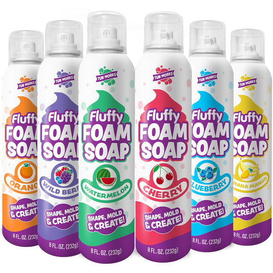 spray-can nozzle for easy, kid-controlled foam dispensing