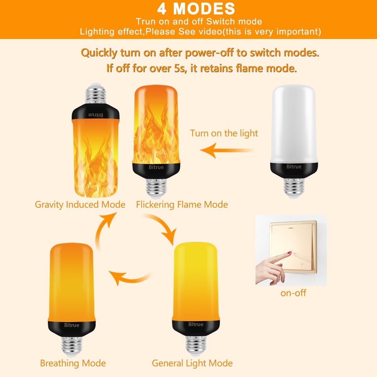 standard e26 screw base compatible with most us household fixtures