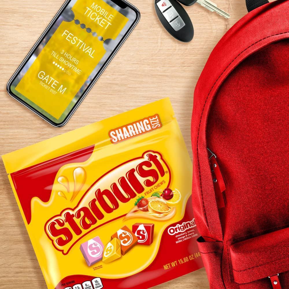 Starburst Original Variety Candy – Fun Birthday and Valentine's Day Gift for Coworkers and Teachers, 15.6 oz