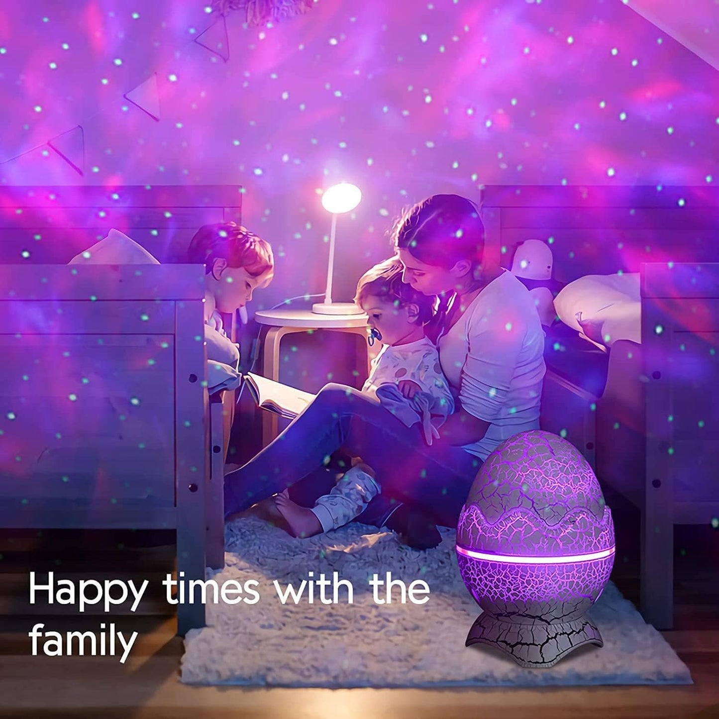 Starlux Star Projector Lamp – Cozy Ambient Lighting for Living Room and Master Bedroom, Dimmable