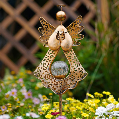 Starryfill Solar Garden Angel – Tranquil Pathway Light for Meditation Corner and Devotional Space