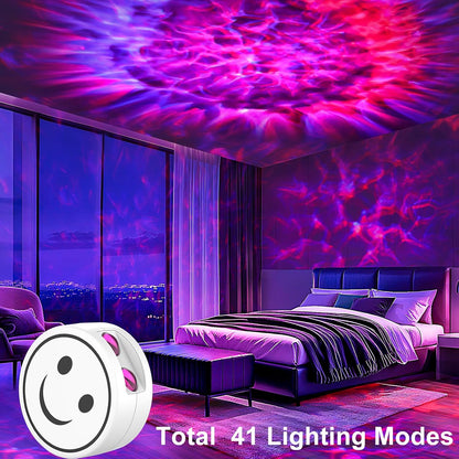 StarryGlow Nebula Lamp for Kids Bedroom – Flameless Star Light for Nursery Ceiling and Playroom Walls